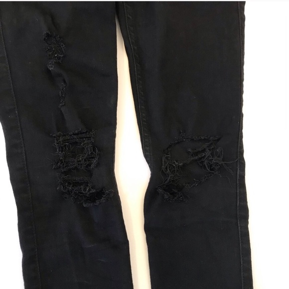 Hollister skinny jeans with knee rips! - Picture 3 of 6